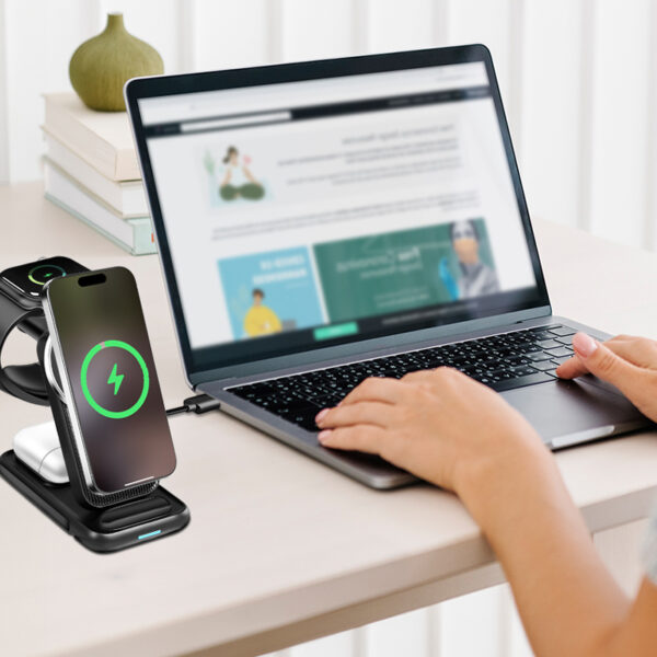 LogiLink 4-in-1 laadstation, Apple MagSafe compatibel