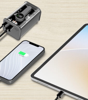 Logikracht Powerbank met scherm, 10.000 mAh, zwart