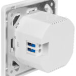 LogiLink inbouw-stopcontact, 2x USB-C koppeling, PD, wit