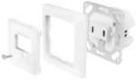 LogiLink inbouw-stopcontact, 2x USB-C koppeling, PD, wit