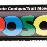 POSCA Pigmentmarker / Verfstiften / Acrylmarker PC-5M, wit