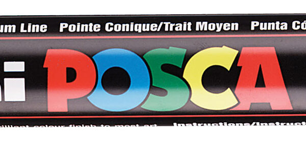 POSCA Pigmentmarker / Verfstiften / Acrylmarker PC-5M, wit