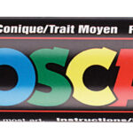 POSCA Pigmentmarker / Verfstiften / Acrylmarker PC-5M, geel