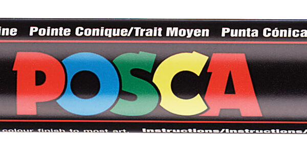 POSCA Pigmentmarker / Verfstiften / Acrylmarker PC-5M, geel