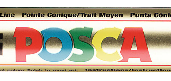 POSCA Pigmentmarker / Verfstiften / Acrylmarker PC-5M, goud