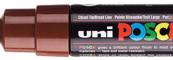 POSCA Pigmentmarker / Verfstiften / Acrylmarker PC-8K, bruin
