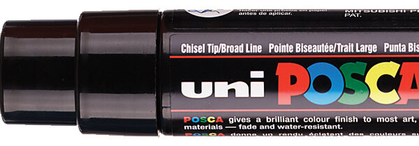 POSCA Pigmentmarker / Verfstiften / Acrylmarker PC-8K, zwart