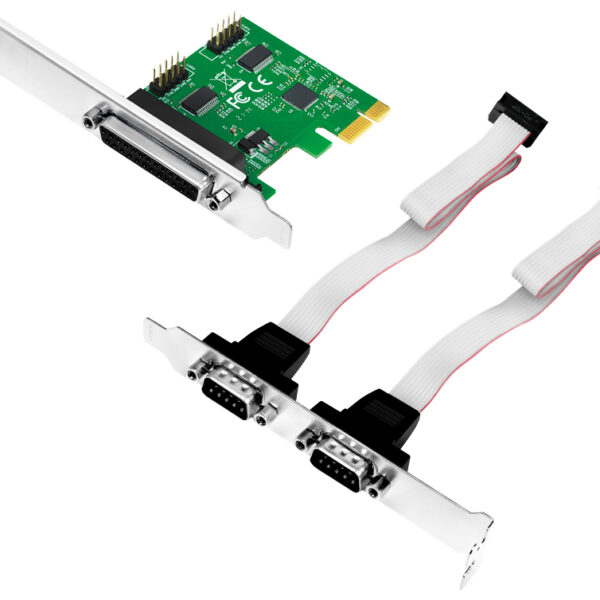 PCI-Express Kaart voor Seriële en Parallelle Poorten