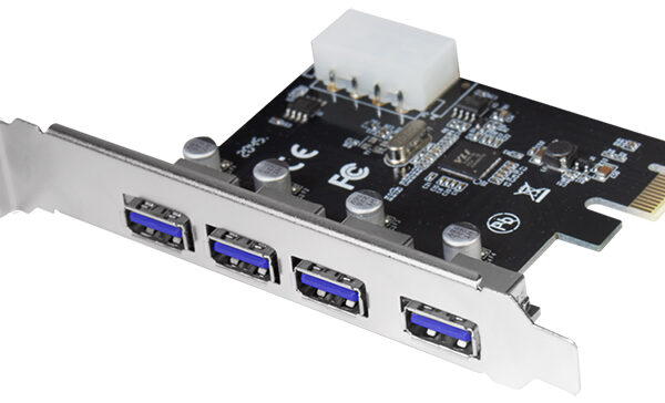USB 3.0 PCI-Express Kaart, 4 Poorten, 5 Gbit/s