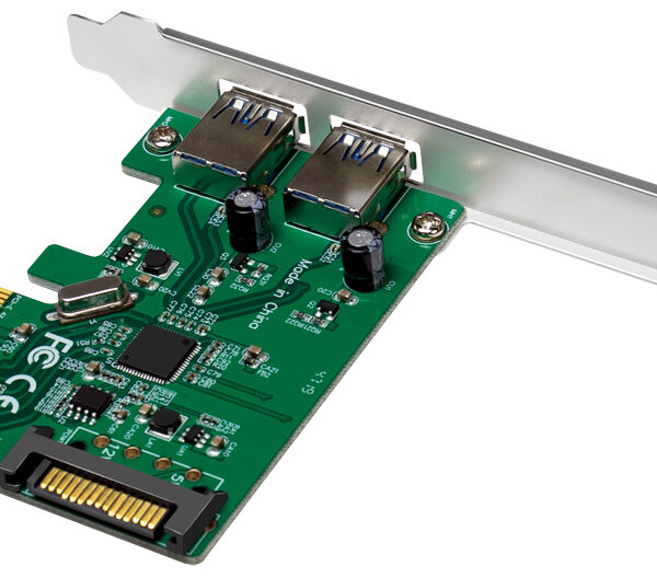 USB 3.2 PCI-Express kaart, 2 poorten, 10 Gbit/sec