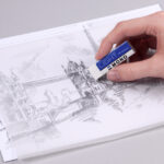 Tombow kunststof vlakgum ´MONO light´, wit