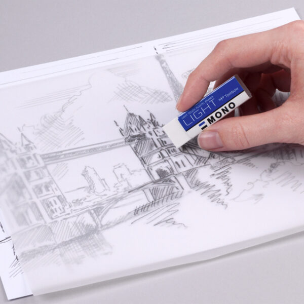 Tombow kunststof vlakgum ´MONO light´, wit