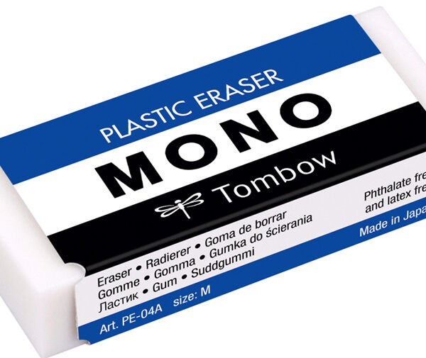Tombow kunststof vlakgum ´MONO M´, wit