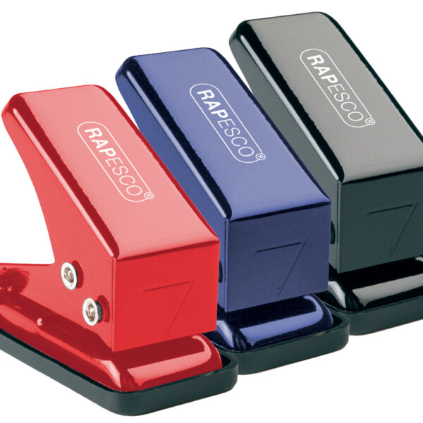 RAPESCO 1-gaats perforator ´15´ van metaal, kleuren assorti