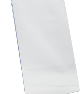 Securit tafeldisplay ACRYLIC, DIN A4 staand, schuin