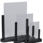 Securit tafelstandaard TABLE, Acryl, DIN A6, zwart