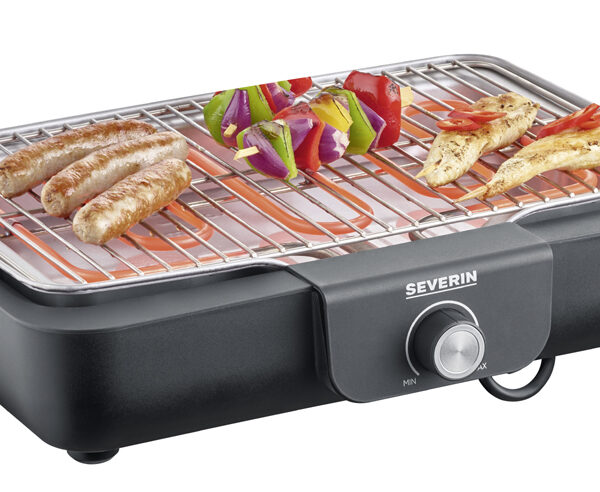 SEVERIN tafelgrill PG 8554, met grillrooster, zwart