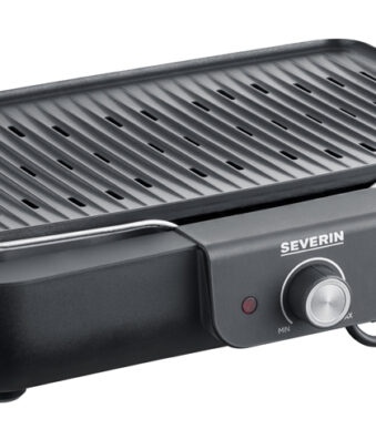 SEVERIN tafelgrill PG 8556, met grillplaat, zwart
