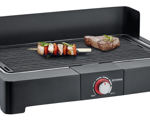 SEVERIN tafelgrill PG 8567, met grillplaat, zwart