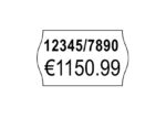 AVERY Zweckform etiketten voor prijstang, 26 x 16 mm, verwijderbaar, wit