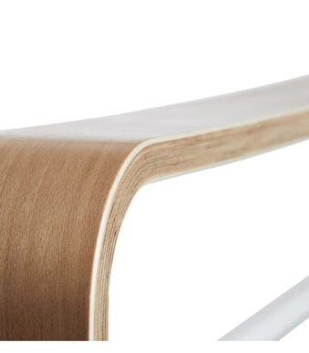 ALBA garderobewagen 'BOX', mobiel, (H)1.550 mm, beuken / wit