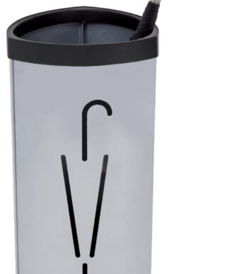 ALBA stalen-paraplustandaard ´TRIA2´, driehoekig, grijs