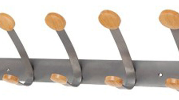 ALBA wandgarderobe 'PMV5', 5 dubbele haken