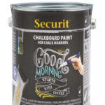 Securit schoolbordlak PAINT, zwart, 2,5 liter