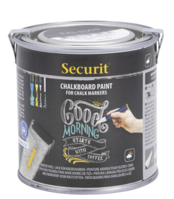 Securit schoolbordlak PAINT, zwart, 250 ml