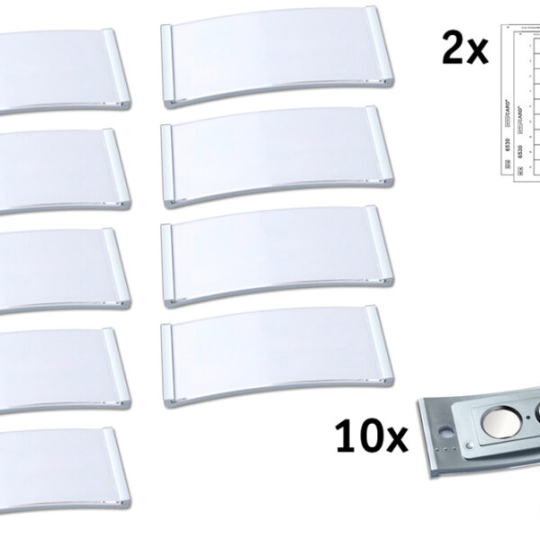 AVERY Zweckform naambadge, 70 x 30 mm, zilver, set van 10