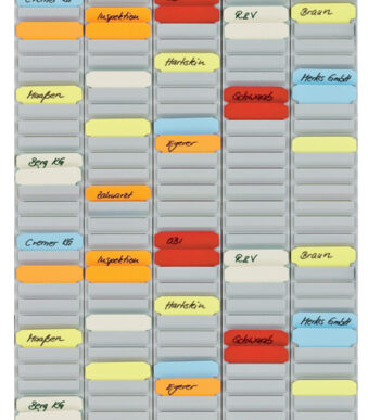FRANKEN T-plankaartenbord Universal planbord, 315 x 780 mm