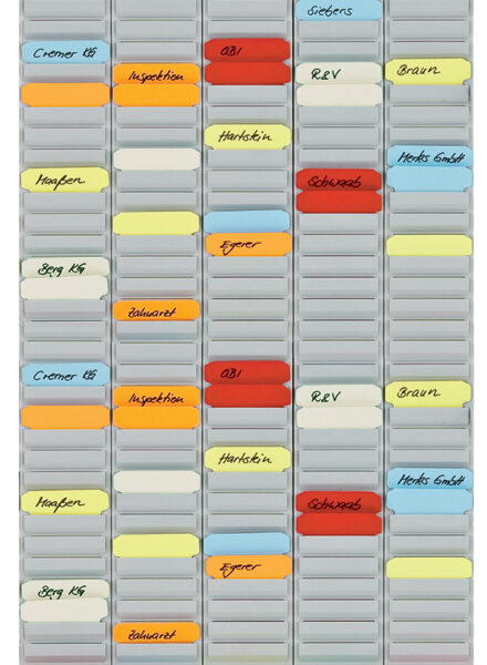 FRANKEN T-plankaartenbord Universal planbord, 315 x 780 mm