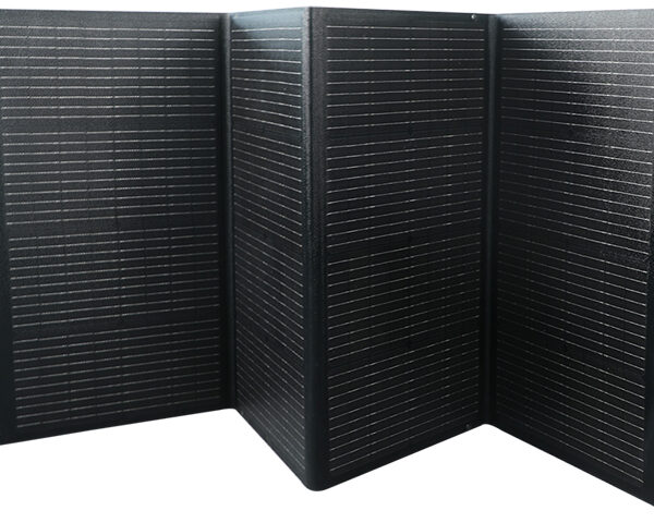 Opvouwbaar zonnepaneel, 200 watt, zwart