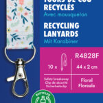 AVERY textiellint keycords rPET 'floral', 20 x 440 mm