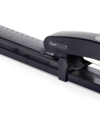 RAPESCO langarm-nietmachine Manta Ray, zwart