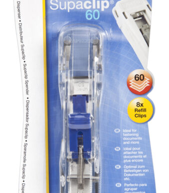 RAPESCO paperclipdispenser Supaclip 60, transparant