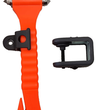 Noodhamer met gordelsnijder, oranje.