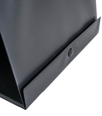 rillstab tafelflipover, A5 liggend, zwart, incl. 10 hoezen