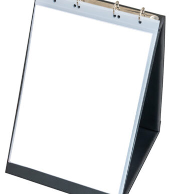 RILLSTAB Tafelstandaard, zwart, 10 tassen, staand A4