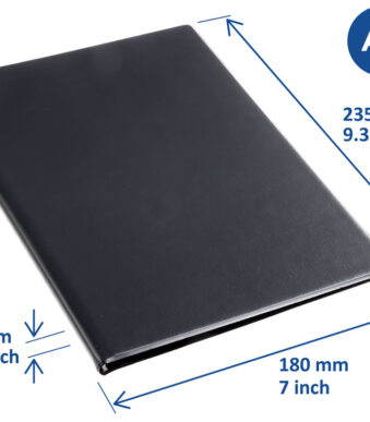 rillstab showmap 'Original', DIN A5, 10 zichttassen, zwart