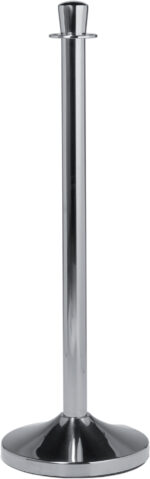 Securit afzetsysteem CLASSIC - paal en voet, chroom