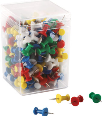 magnetoplan prikbord spelden, kleur, inhoud: 200 stuks