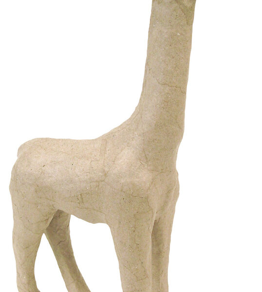 décopatch papier-maché figuur 'Giraf', 280 mm
