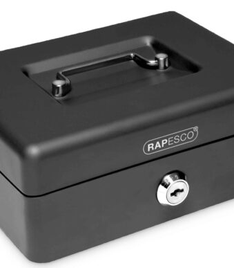 RAPESCO geldcassette, breedte: 200 mm, zwart