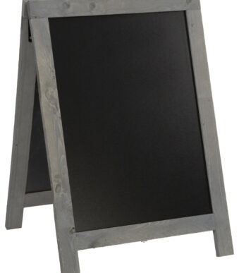 Securit klantenstopper NATURE, krijtbord oppervlak, grijs