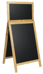 Securit klantenstopper DELUXE DUPLO, met schoolbordoppervlak