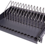 LogiLink 19' legbord voor notebook/tablet/smartphone, zwart (RAL9005)