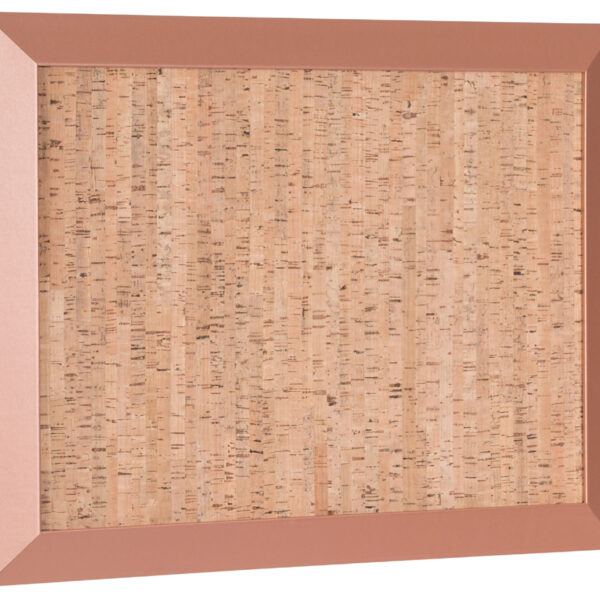 Bi-Office design-kurkbord Kamashi, 600 x 450 mm, koper