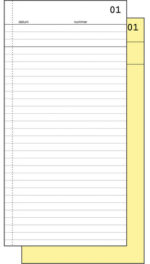 Expres Order/Commissieboekje, met carbon, 2 x 50 vel