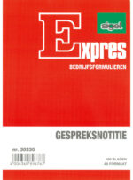 Expres Gespreksnotitieblok, formaat: A6 staand, 100 vel